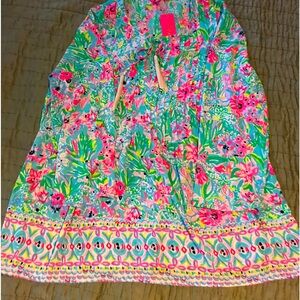 Lilly Pulitzer Marlina Tunic Top Size L
